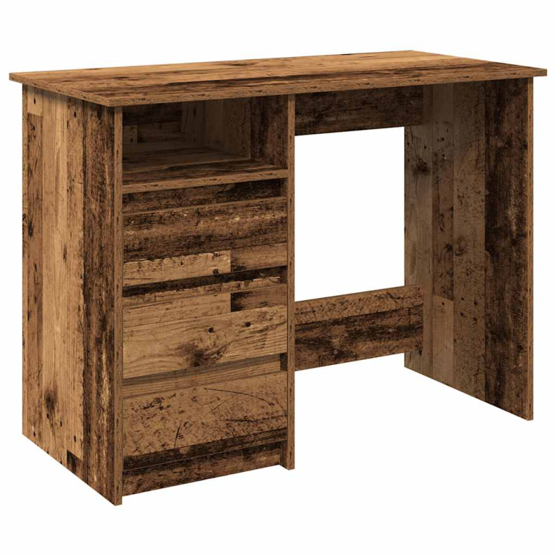 Schreibtisch Altholz-Optik 102x50x75 cm Holzwerkstoff