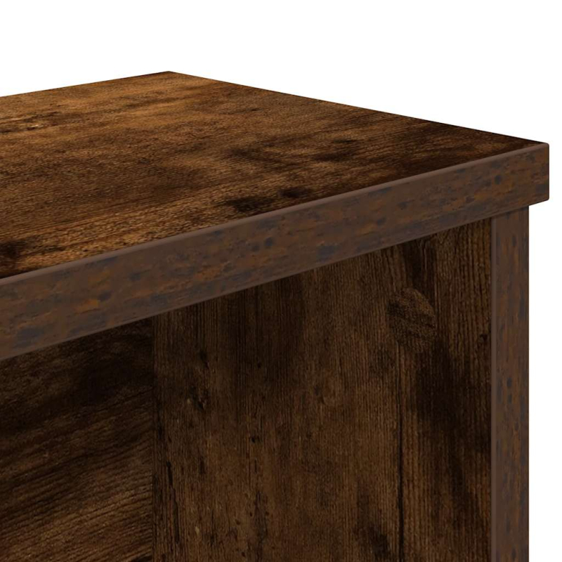 Küchenregal Stapelbar Räuchereiche 50x15x16 cm Holzwerkstoff