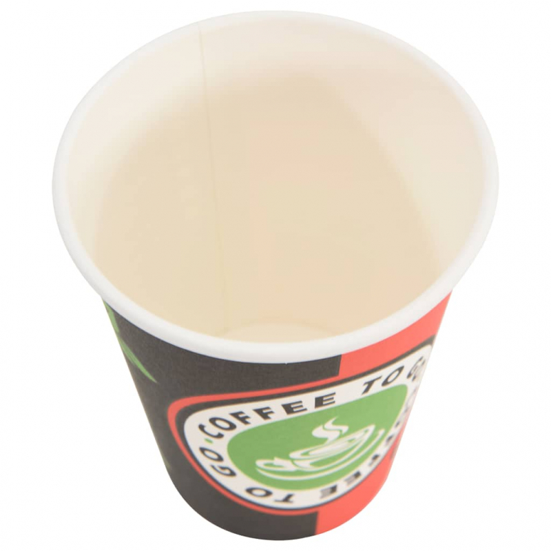 Pappbecher mit Deckeln 1000 Stk. 4oz 100ml