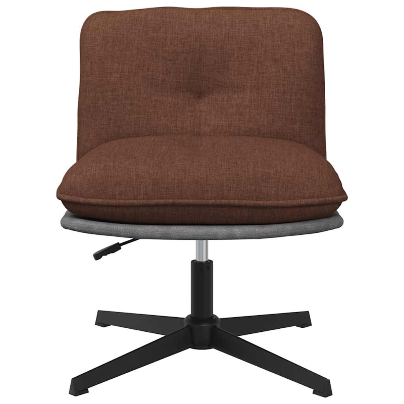 Bürostuhl Drehbar Braun Stoff