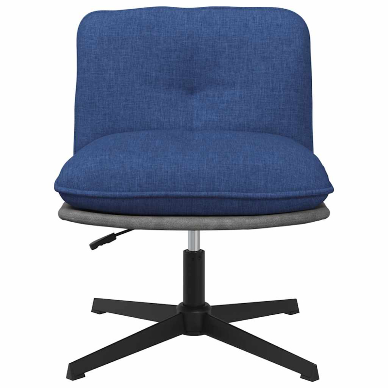 Bürostuhl Drehbar Blau Stoff