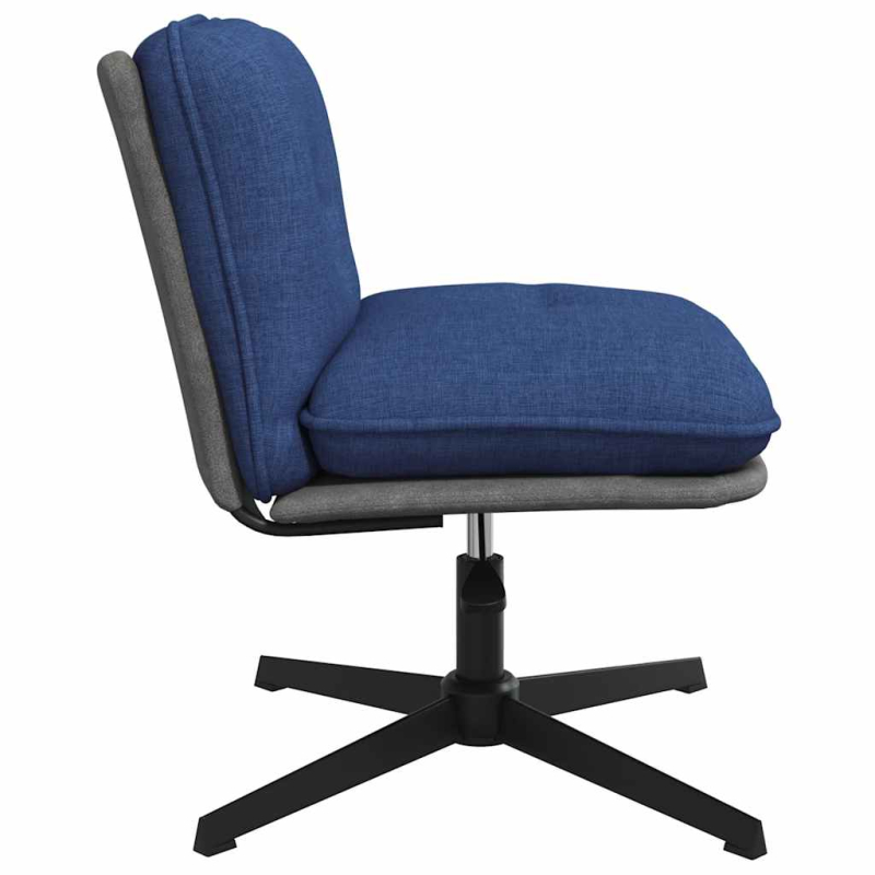 Bürostuhl Drehbar Blau Stoff