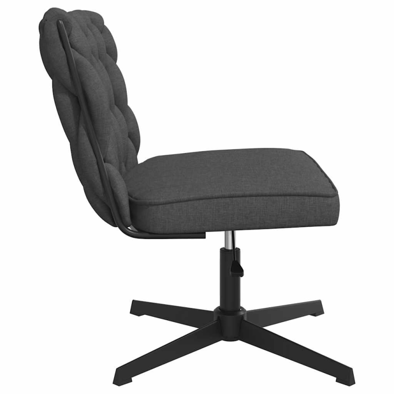Bürostuhl Drehbar Dunkelgrau Stoff