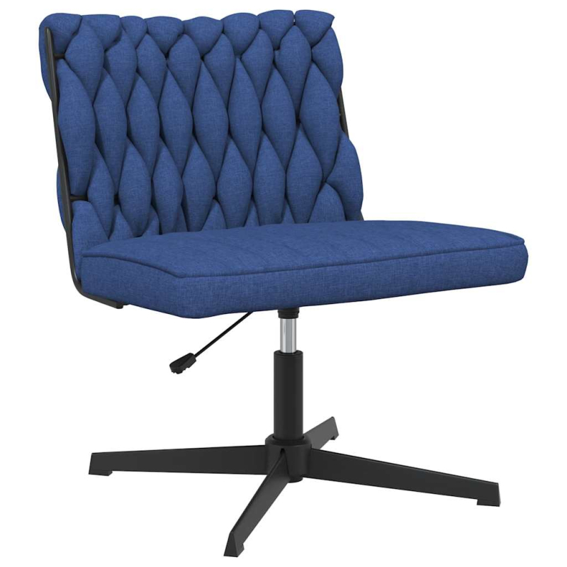 Bürostuhl Drehbar Blau Stoff