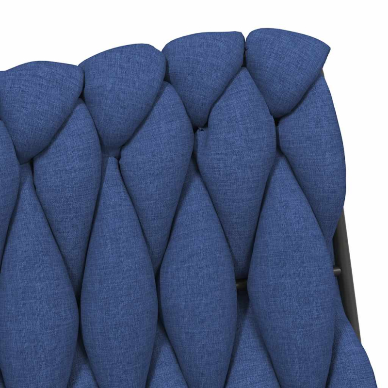 Bürostuhl Drehbar Blau Stoff