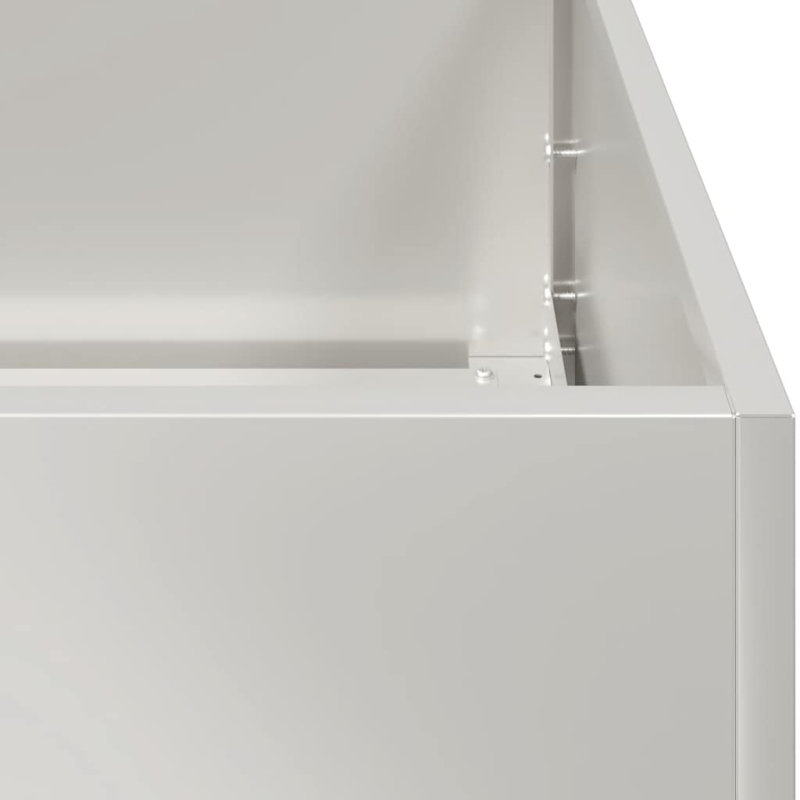 Pflanzkübel 360x40x40 cm Edelstahl