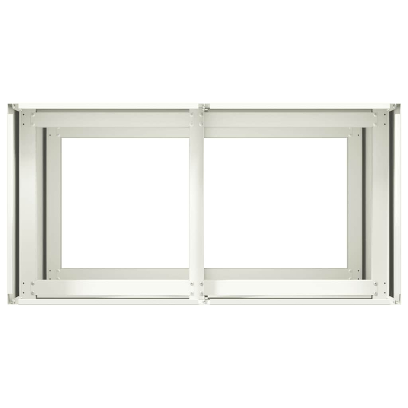Pflanzkübel Weiß 80x40x80 cm Kaltgewalzter Stahl