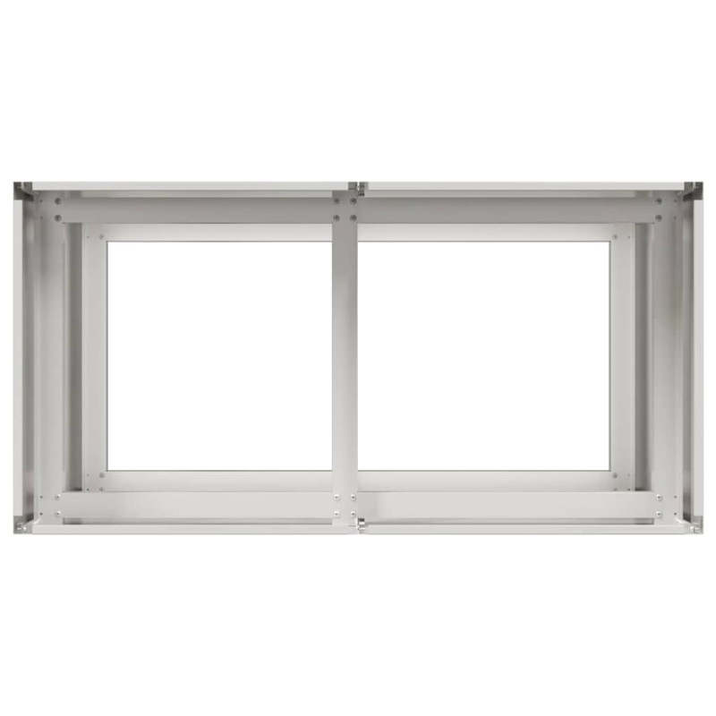 Pflanzkübel 80x40x80 cm Edelstahl