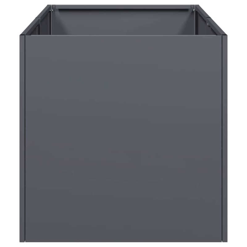 Pflanzkübel Anthrazit 40x80x40 cm Kaltgewalzter Stahl