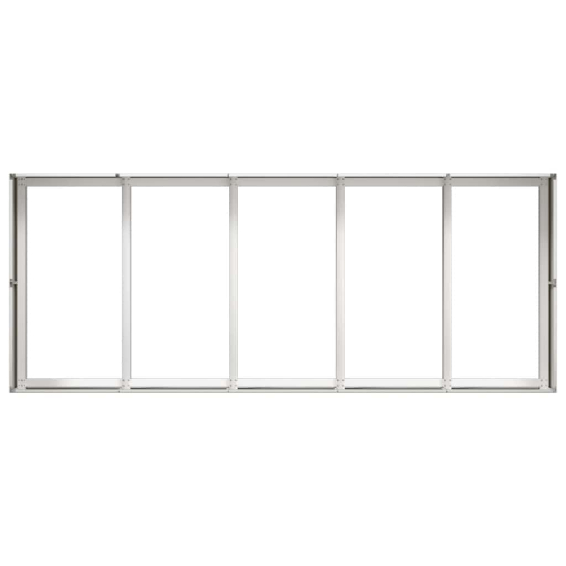 Pflanzkübel 200x80x40 cm Edelstahl