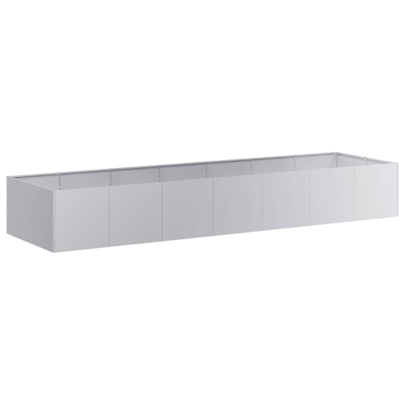 Pflanzkübel 280x80x40 cm Verzinkter Stahl
