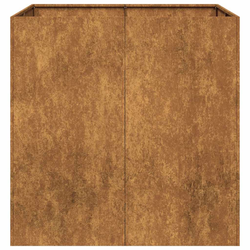 Pflanzkübel Rostig 80x80x80 cm Wetterfester Stahl
