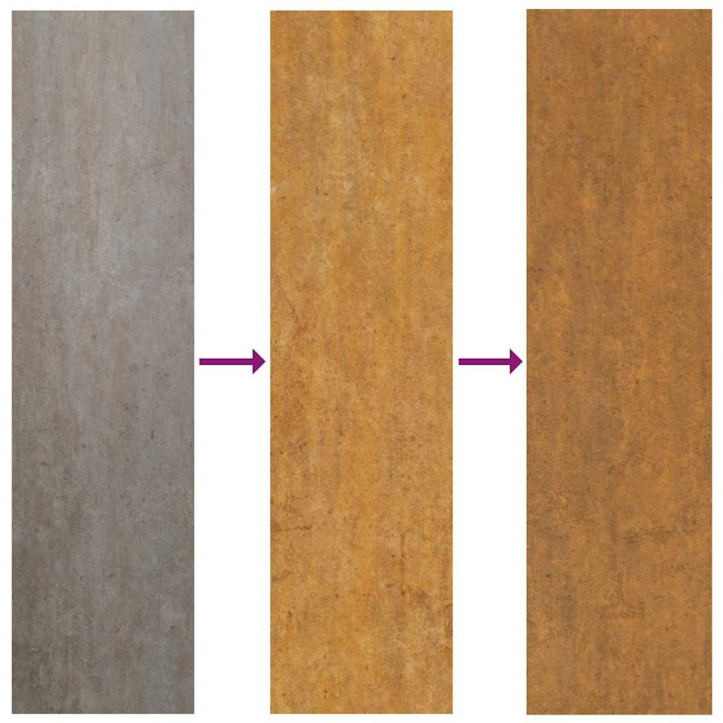Pflanzkübel Rostig 80x80x80 cm Wetterfester Stahl
