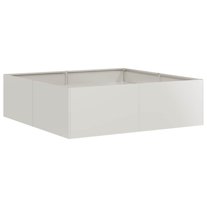 Pflanzkübel 100x100x30 cm Edelstahl