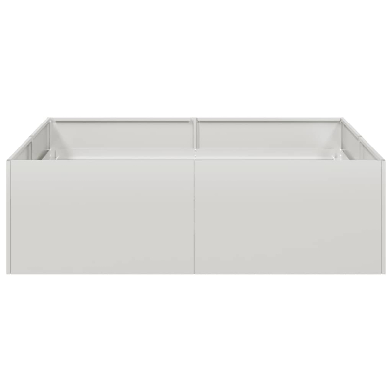 Pflanzkübel 100x100x30 cm Edelstahl