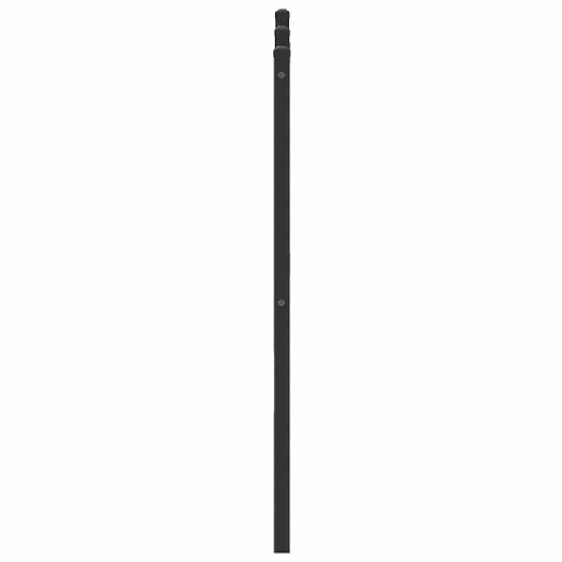 Kopfteil Räuchereiche 200 cm Holzwerkstoff und Stahl