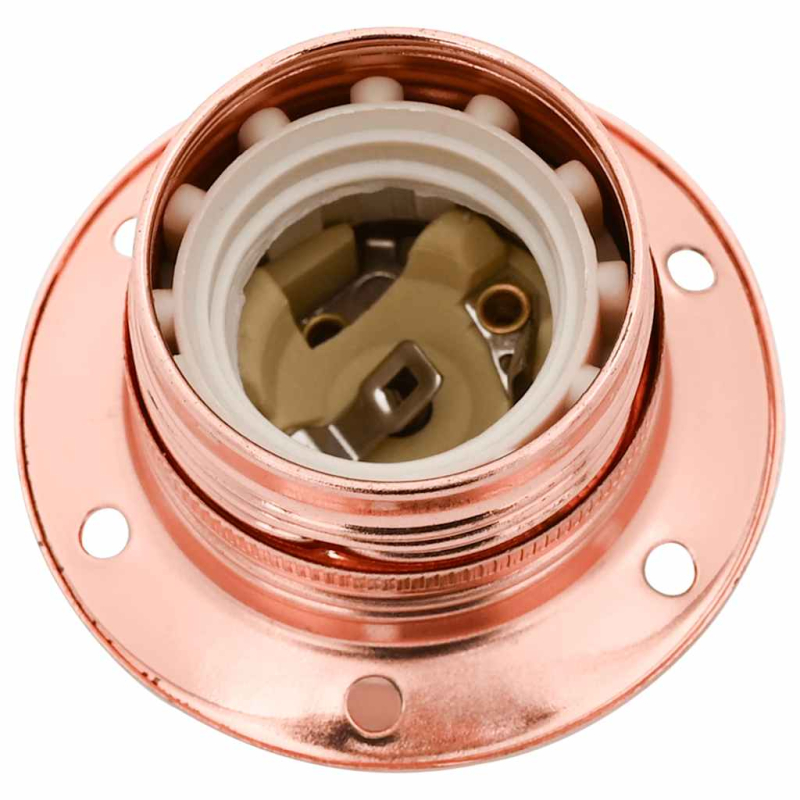 Lampenfassungen 2 Stk. Rosegold E27