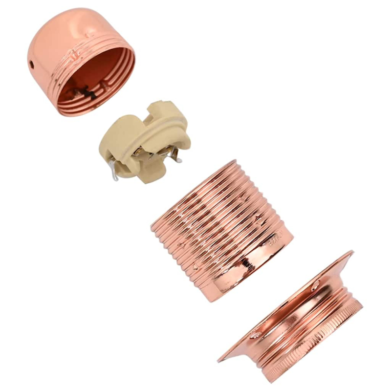 Lampenfassungen 2 Stk. Rosegold E27