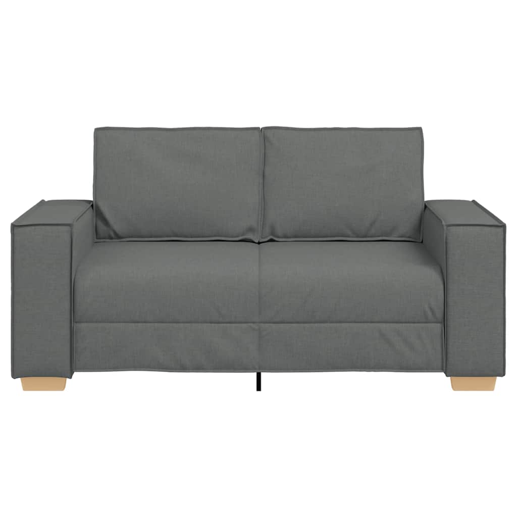2-Sitzer Sofa Dunkelgrau 120 cm Stoff
