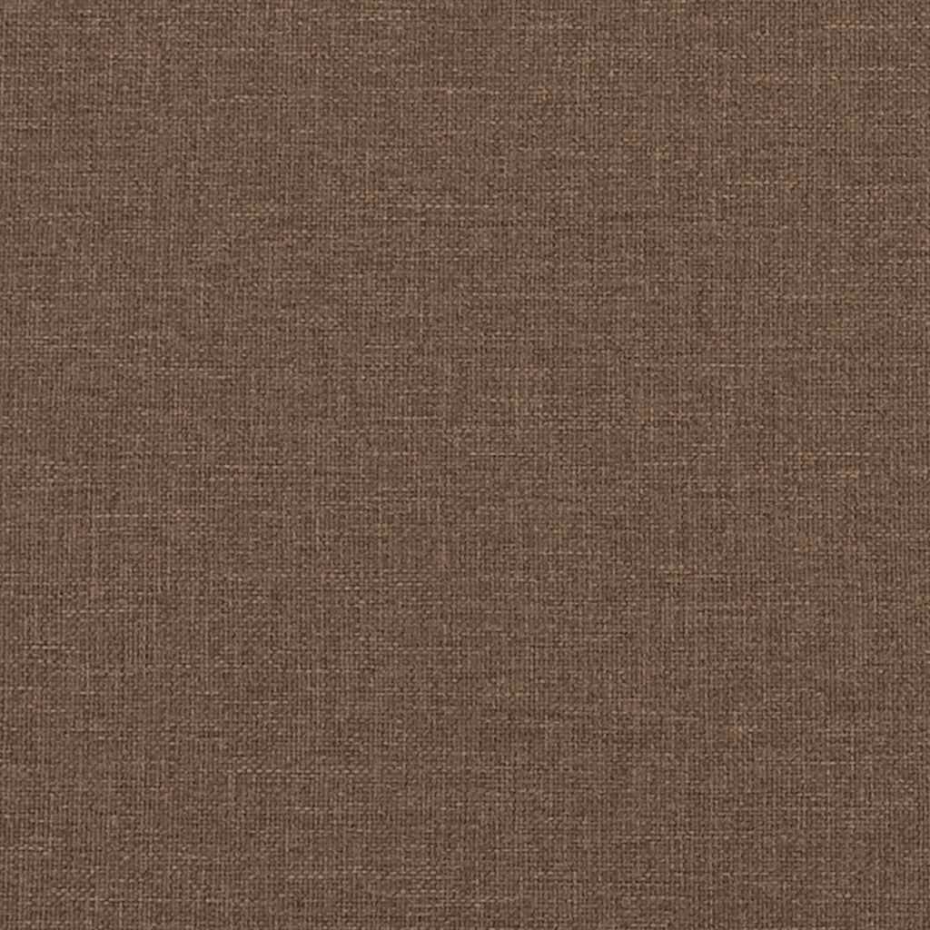 2-Sitzer Sofa Braun 120 cm Stoff