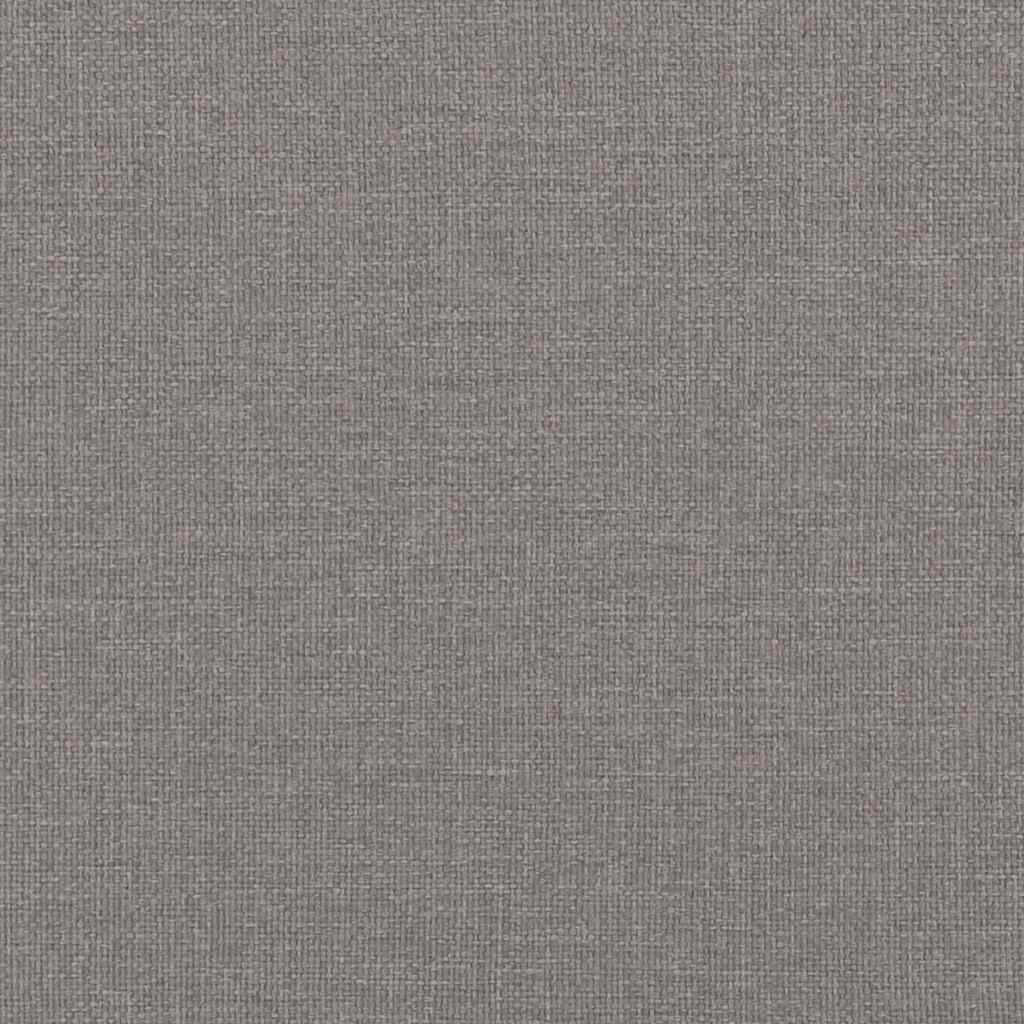 2-Sitzer Sofa Taupe 120 cm Stoff