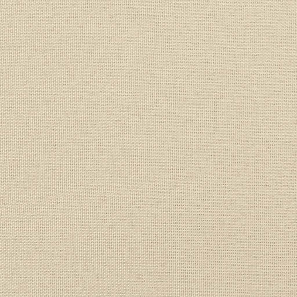 2-Sitzer Sofa Creme 120 cm Stoff