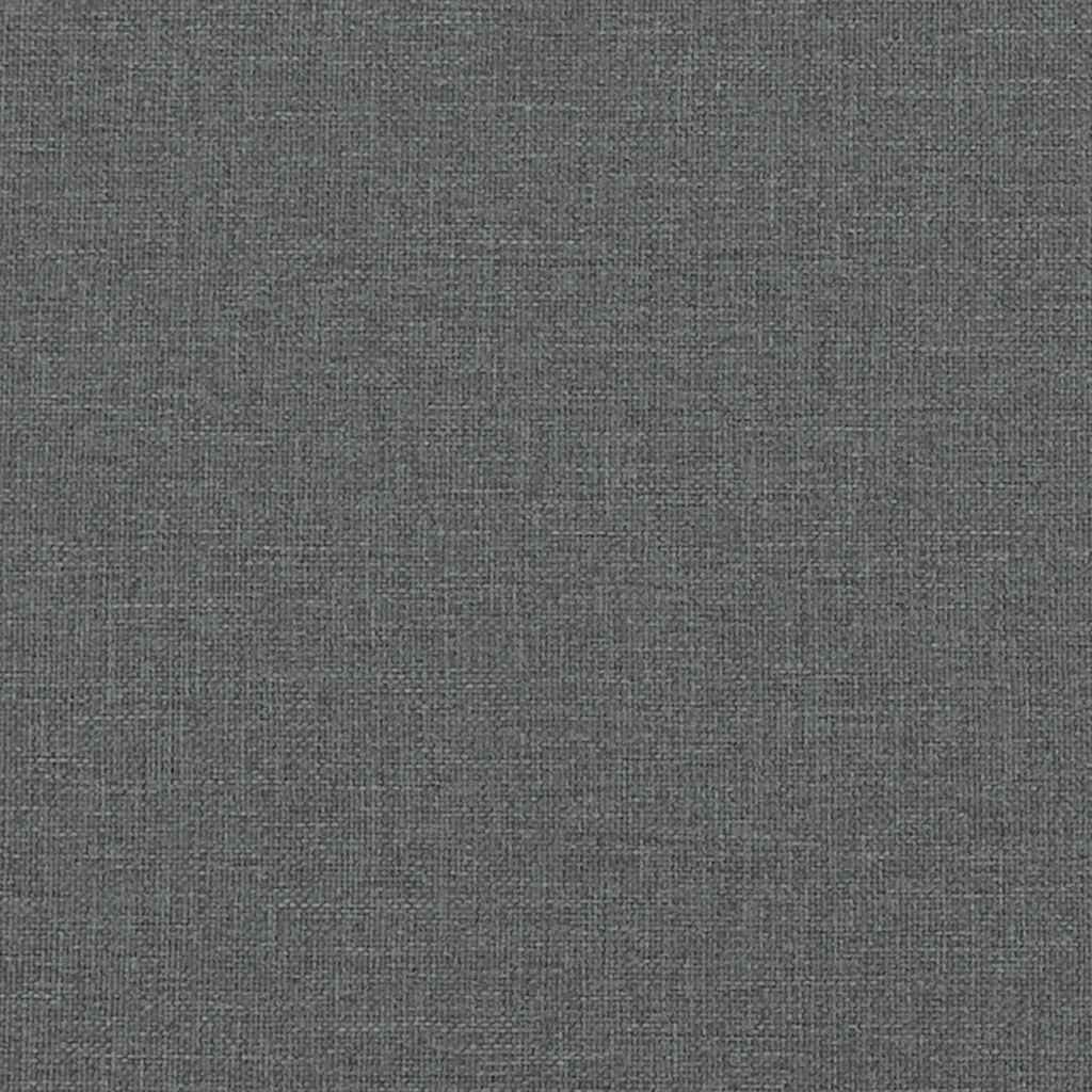 2-Sitzer Sofa Dunkelgrau 140 cm Stoff