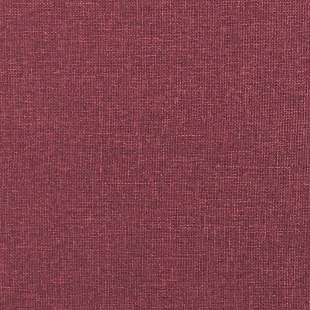 2-Sitzer Sofa Weinrot 140 cm Stoff