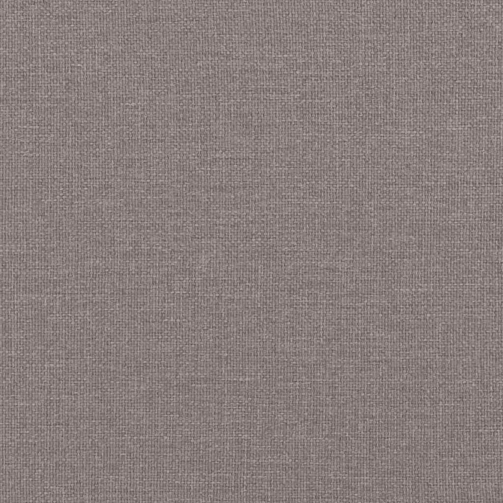 2-Sitzer Sofa Taupe 140 cm Stoff