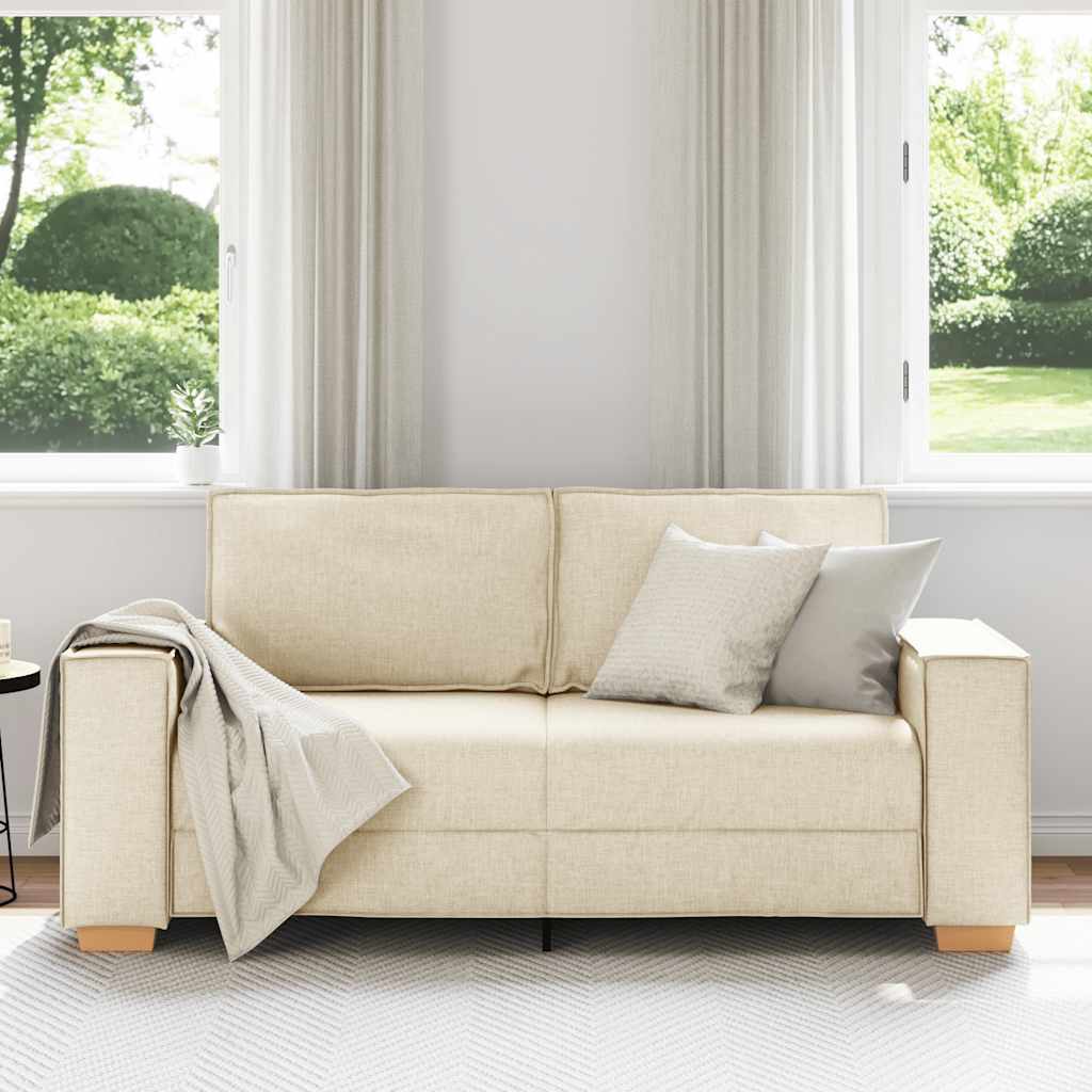 2-Sitzer Sofa Leinen 140 cm