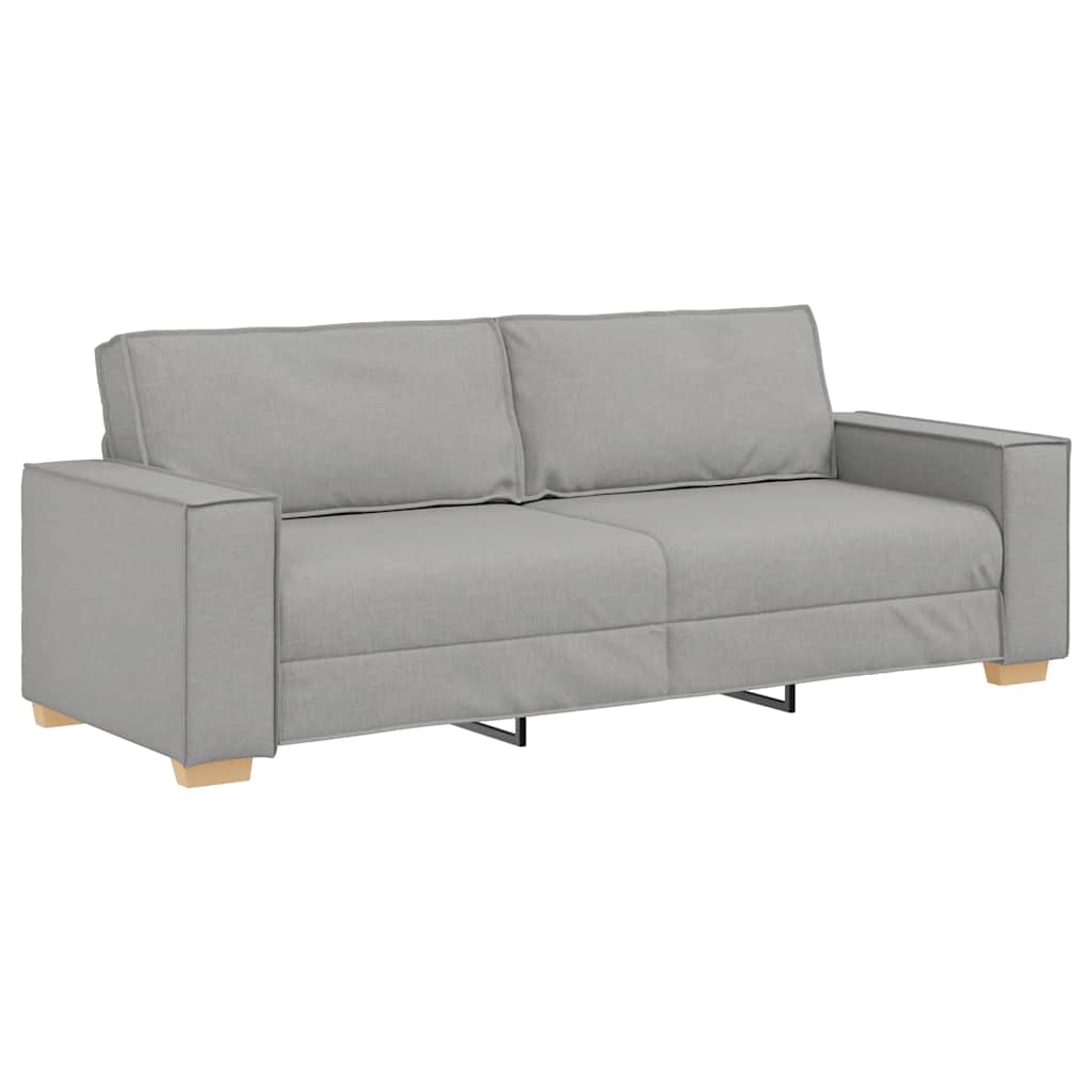 3-Sitzer-Sofa Wolkengrau 180 cm Stoff