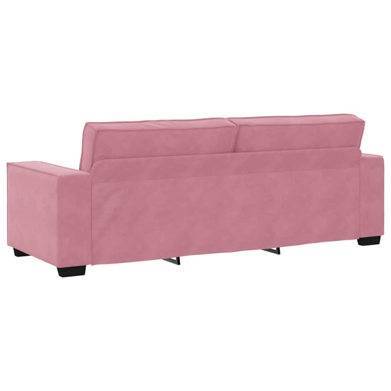 3-Sitzer-Sofa Rosa 180 cm Samt