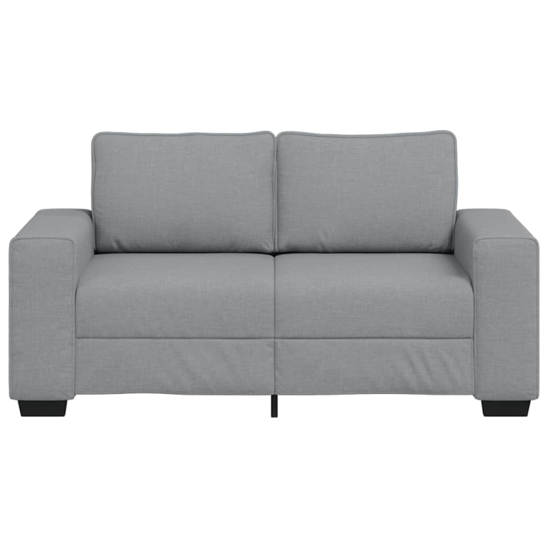 2-Sitzer-Sofa Hellgrau 120 cm Stoff