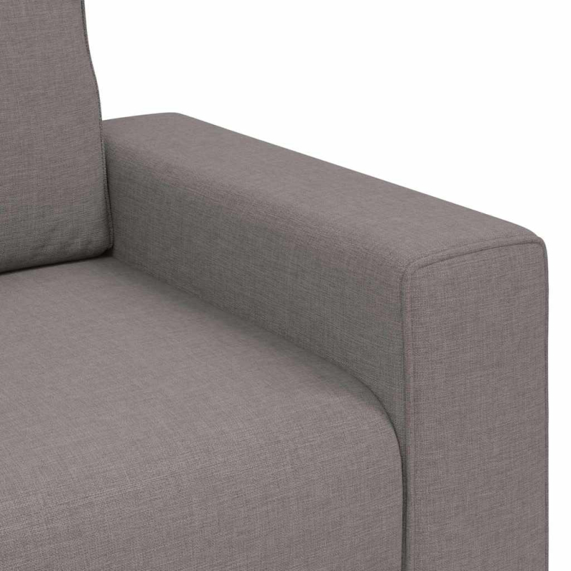2-Sitzer-Sofa Taupe 120 cm Stoff