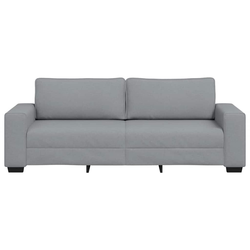 3-Sitzer-Sofa Hellgrau 180 cm Stoff