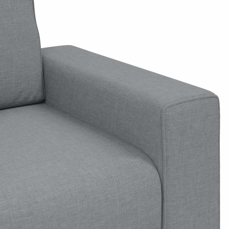 3-Sitzer-Sofa Hellgrau 180 cm Stoff