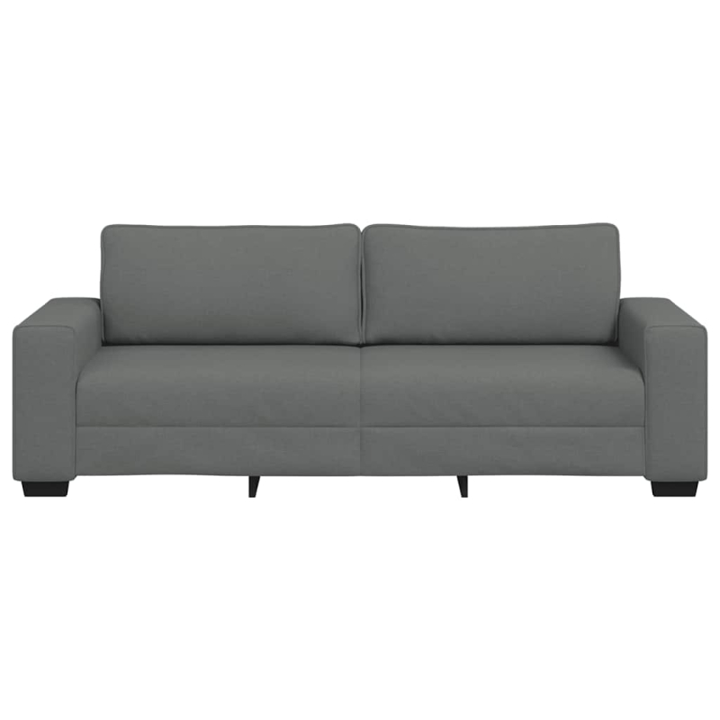 3-Sitzer-Sofa Dunkelgrau 180 cm Stoff