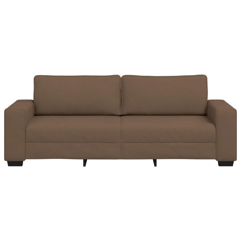 3-Sitzer-Sofa Braun 180 cm Stoff