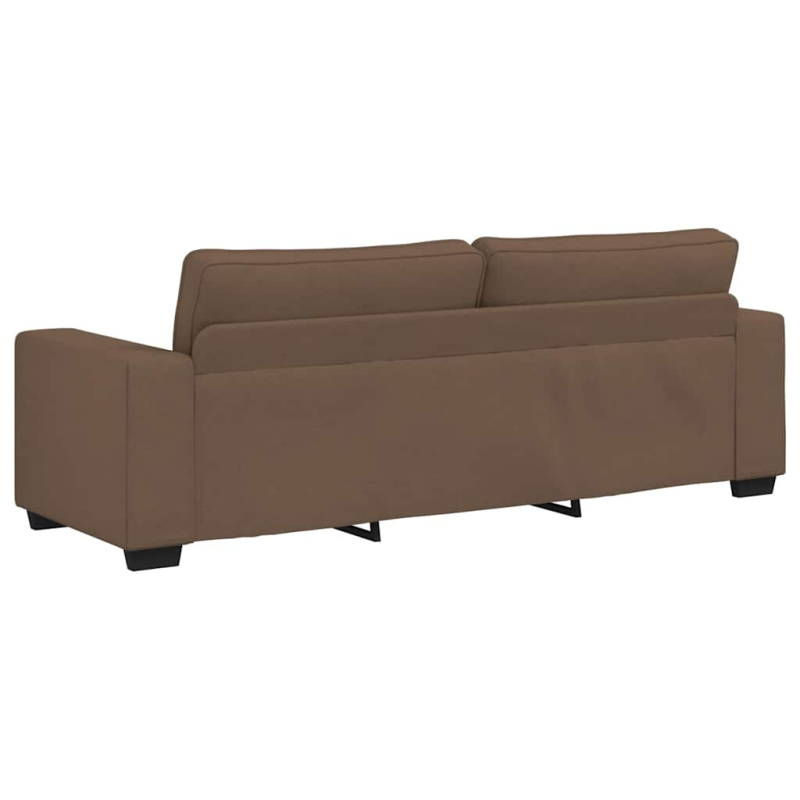 3-Sitzer-Sofa Braun 180 cm Stoff