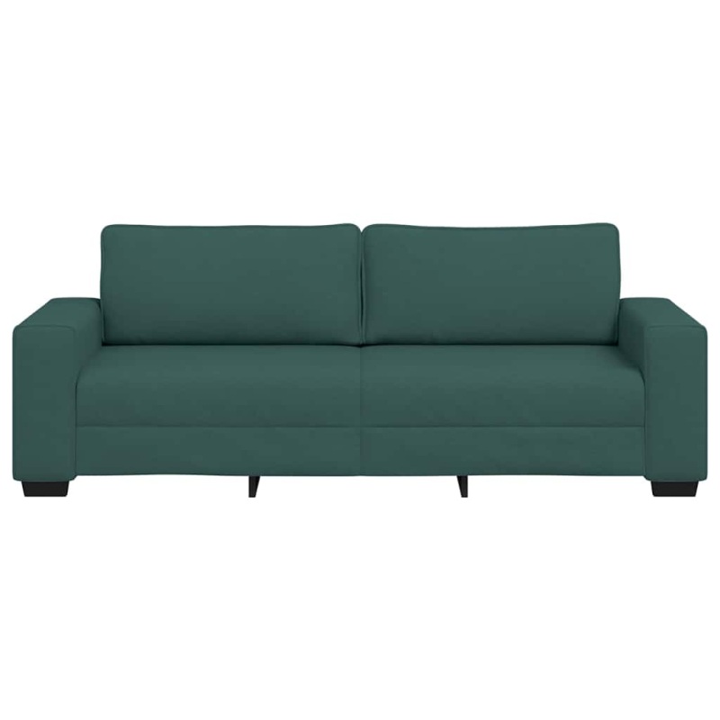 3-Sitzer-Sofa Dunkelgrün 180 cm Stoff