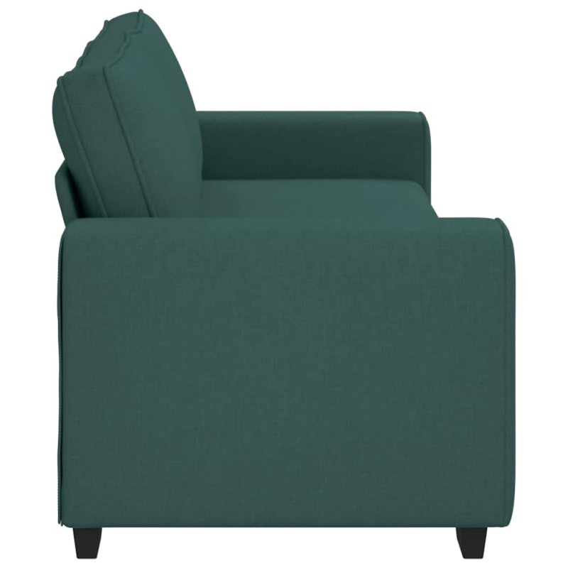 3-Sitzer-Sofa Dunkelgrün 180 cm Stoff