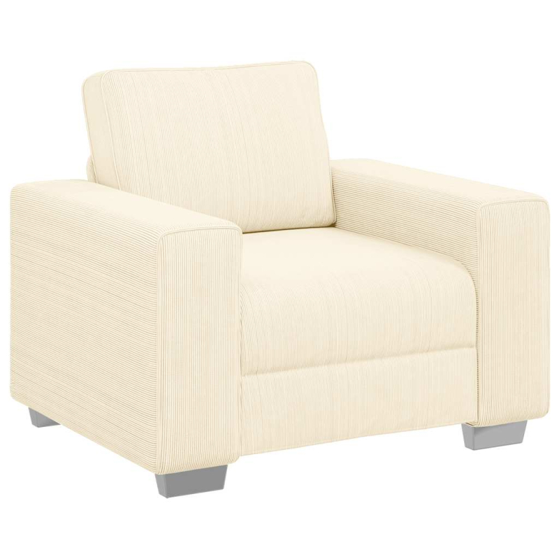 Sessel Creme 60 cm Cordstoff