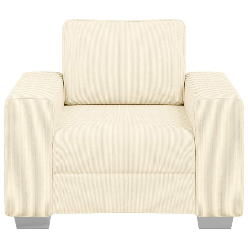 Sessel Creme 60 cm Cordstoff