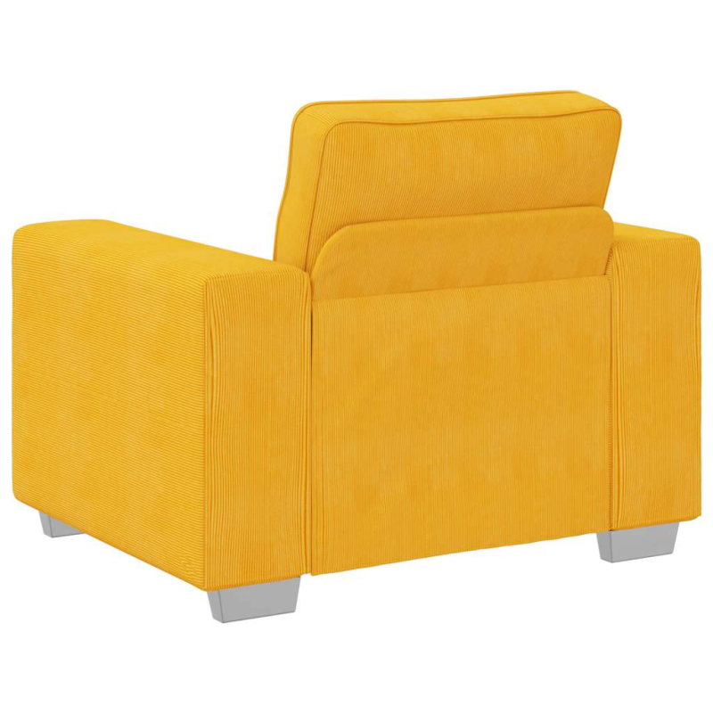 Sessel Hellgelb 60 cm Cordstoff