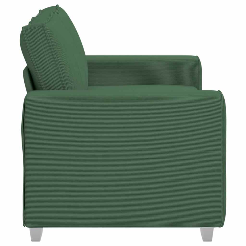 Zweisitzer-Sofa Dschungelgrün 120 cm Cordstoff