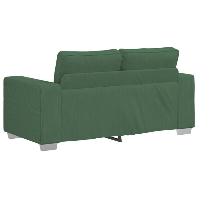 Zweisitzer-Sofa Dschungelgrün 120 cm Cordstoff