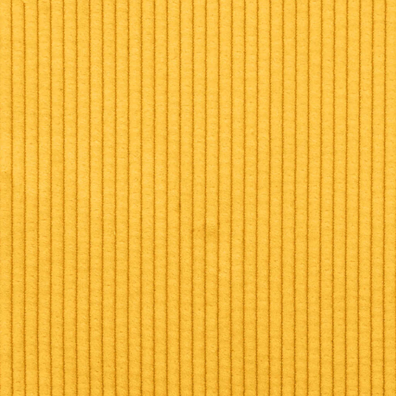 Zweisitzer-Sofa Hellgelb 120 cm Cordstoff