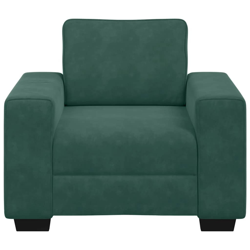 Sessel Dunkelgrün 60 cm Samt