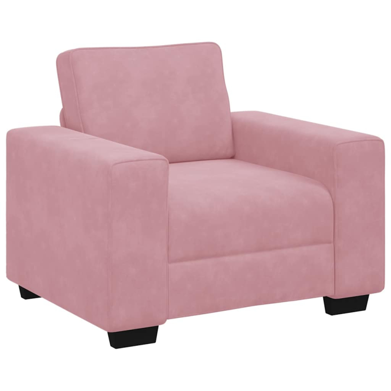 Sessel Rosa 60 cm Samt