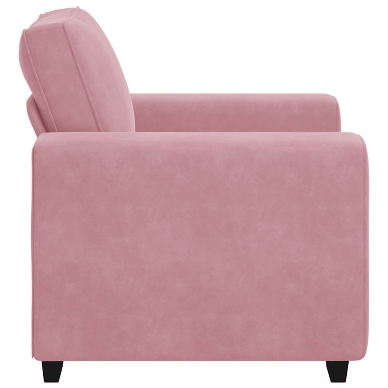 Sessel Rosa 60 cm Samt